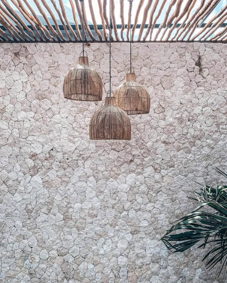 Suspension en rotin LOBSTER TRAP