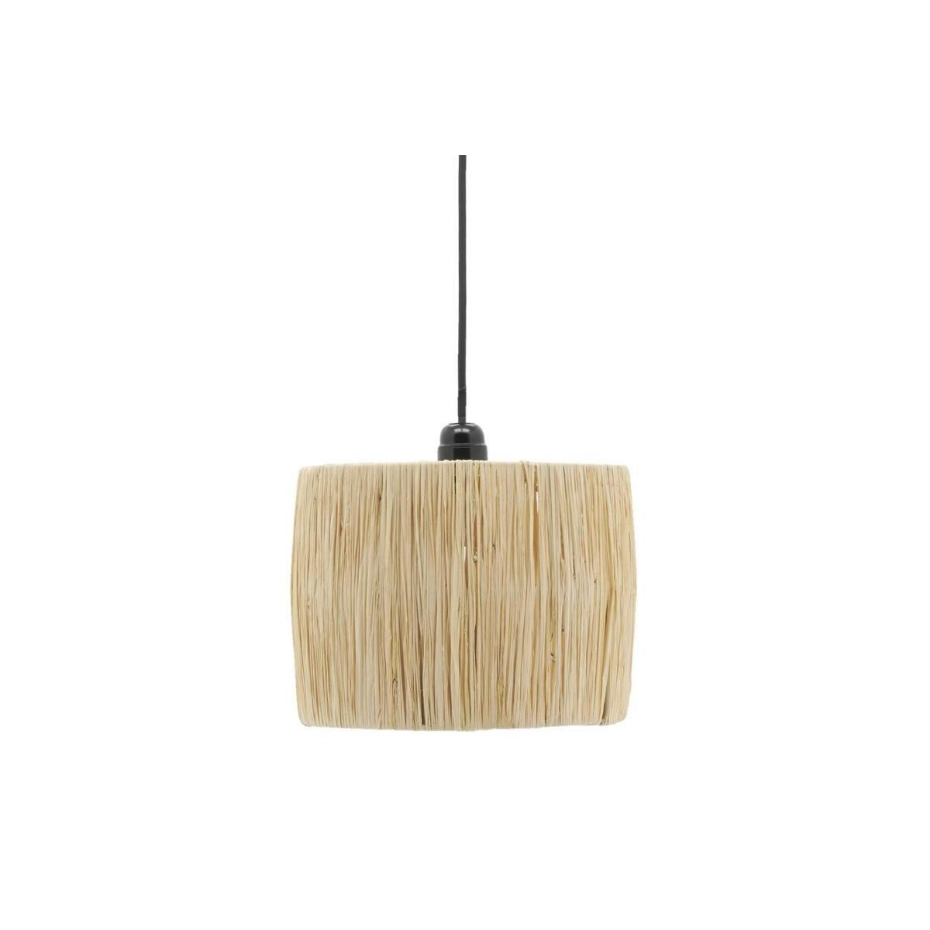 Abat-jour pour suspension en raphia naturel Kenya Abat-jour naturel