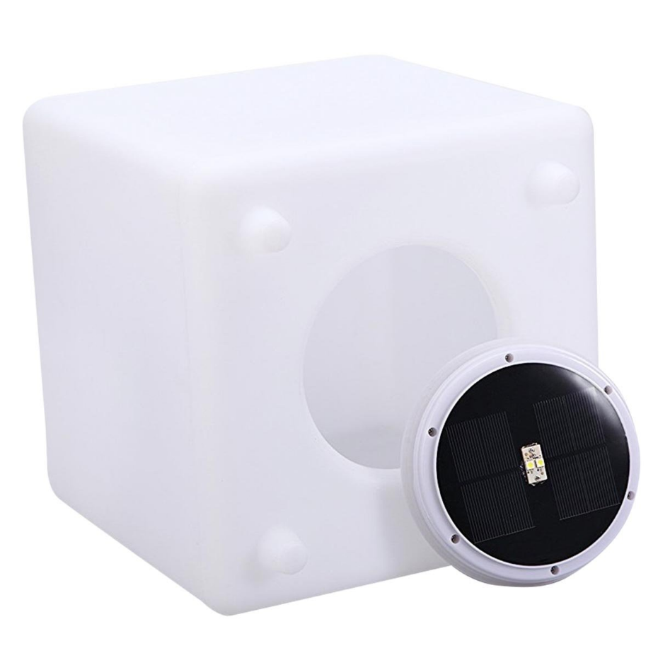Cube lumineux solaire CASY RGB H30CM