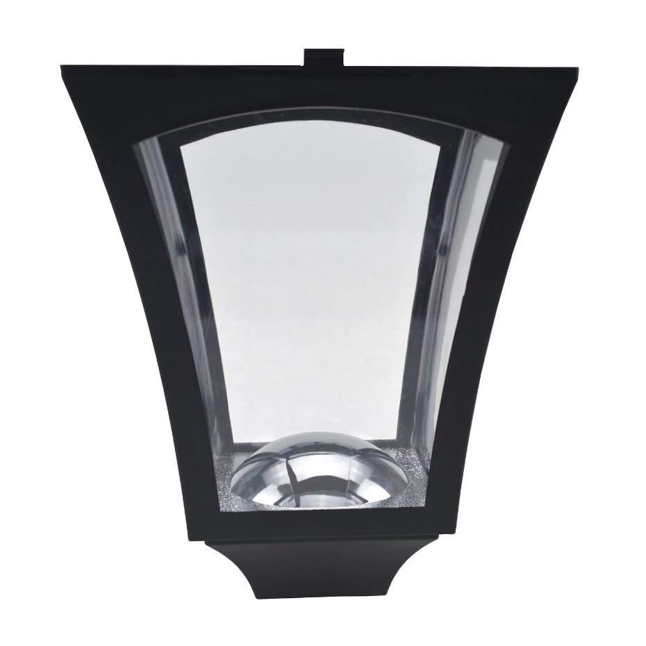 Lampadaire extérieur solaire luminaire lanterne LED noir