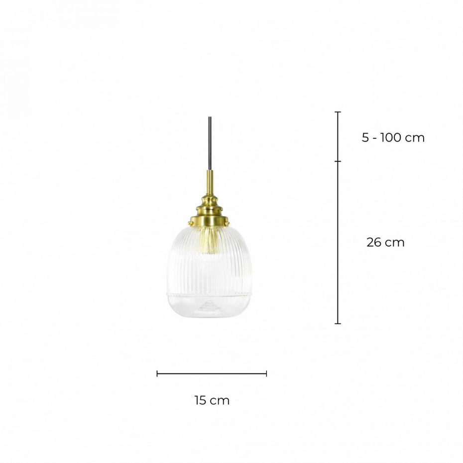 Suspension en verre et métal, ELICA
