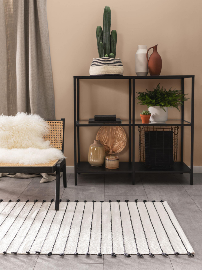 Tapis en coton tissé main BO