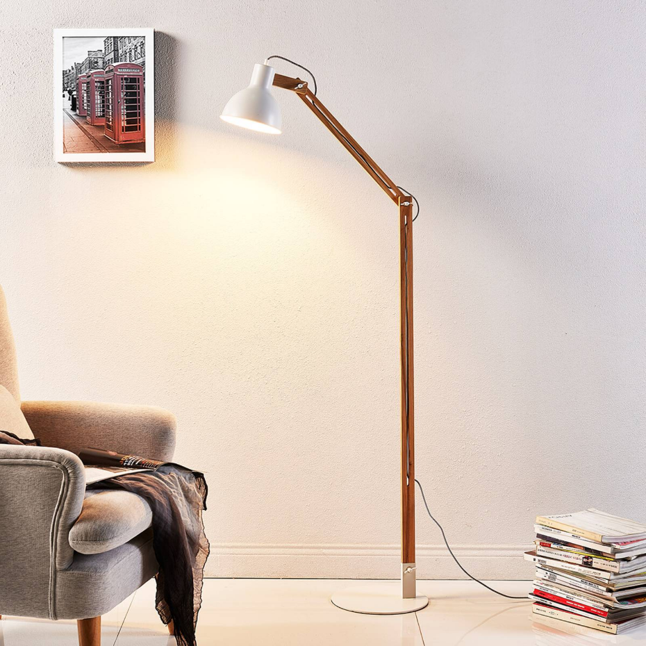 Lampadaire en bois moderne, Shivanja