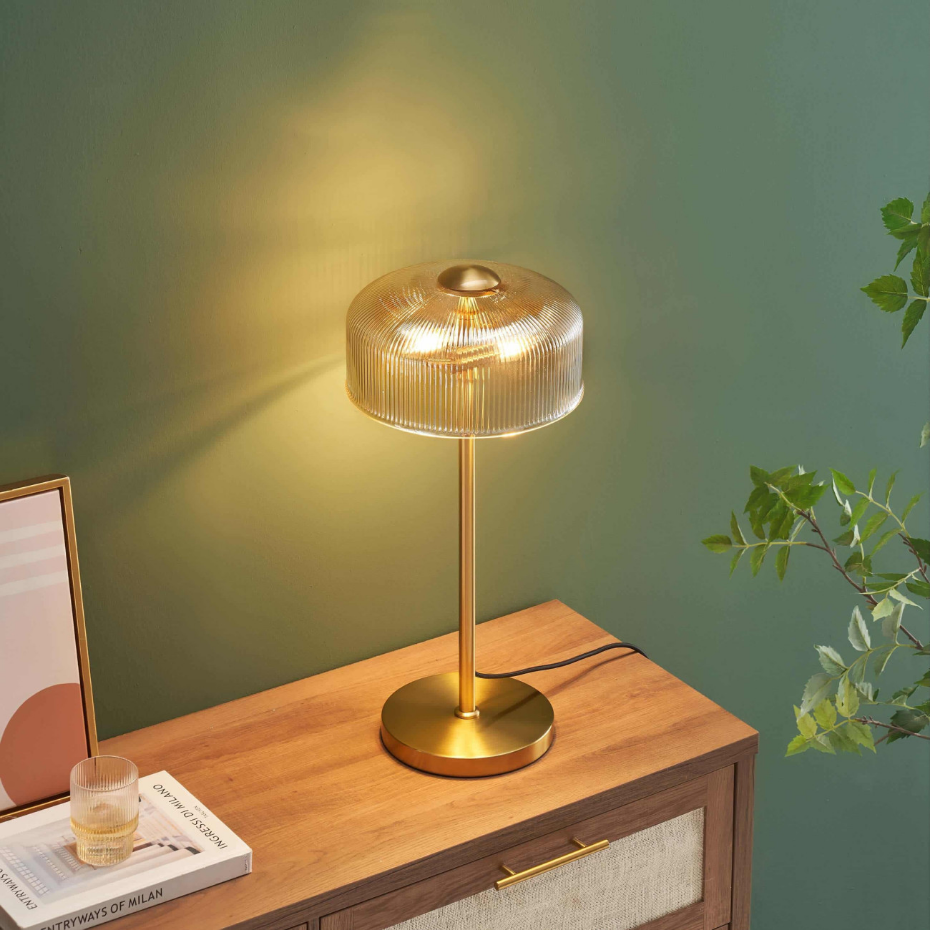 Lampe de table vintage raffinée - AURÉLINE