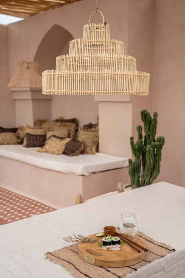 Suspension en rotin WEDDING CAKE