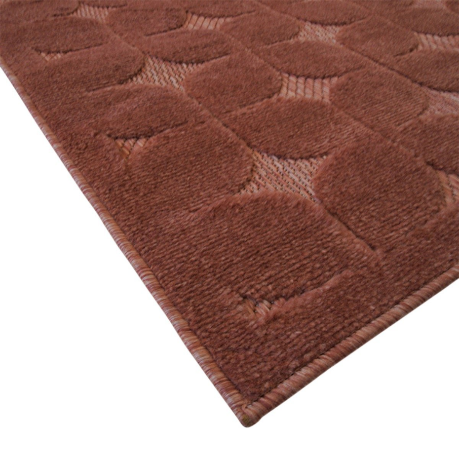 Tapis salon à relief moderne   rosé NEW AGE FIFTIES