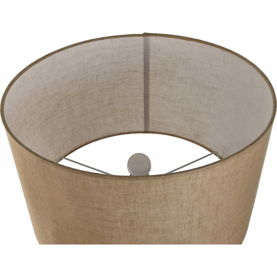 Lampe de table en aluminium finition bronze patiné