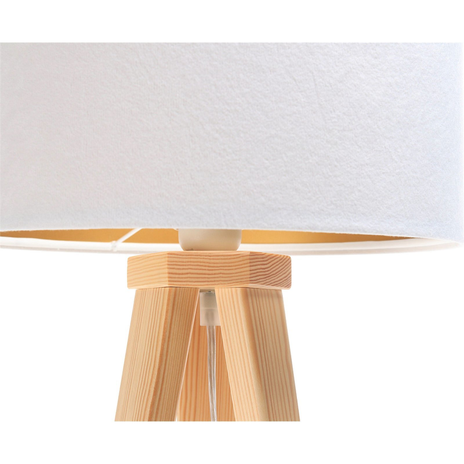 Lampe de chevet en bois Glamour