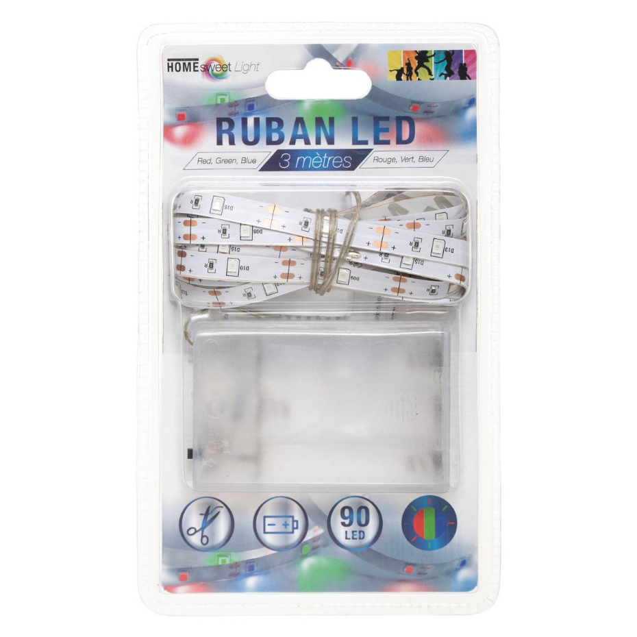 Ruban LED à pile