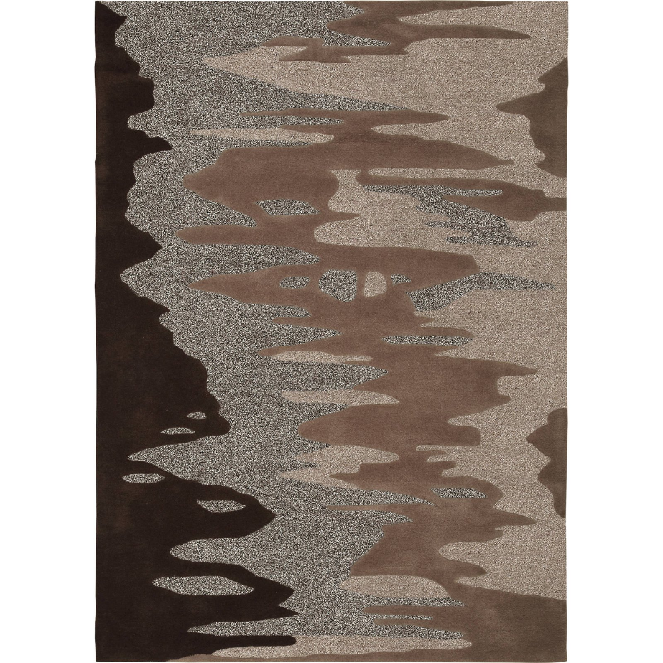 Tapis tufté main en polypropylène abstrait