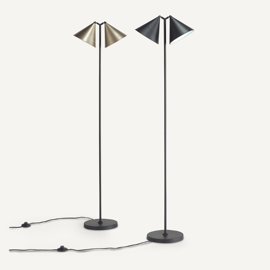Lampadaire liseuse métal fer, Moke