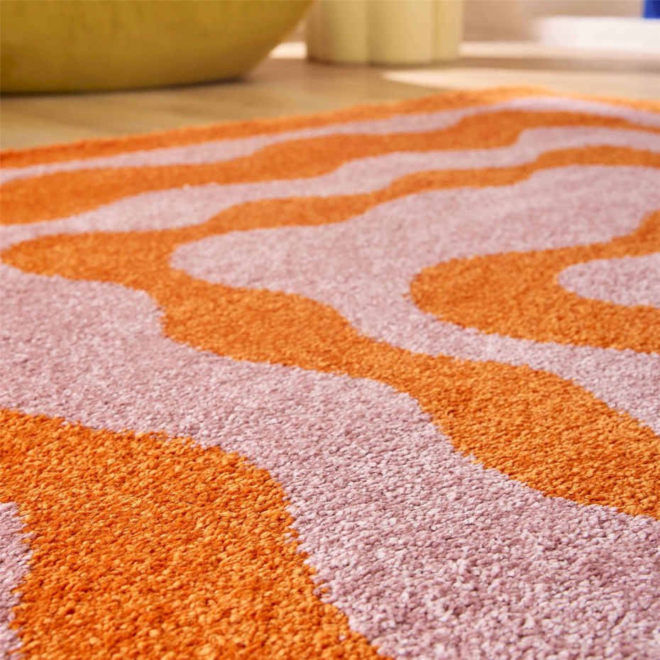 Tapis rectangulaire en polypropylène GROOVY