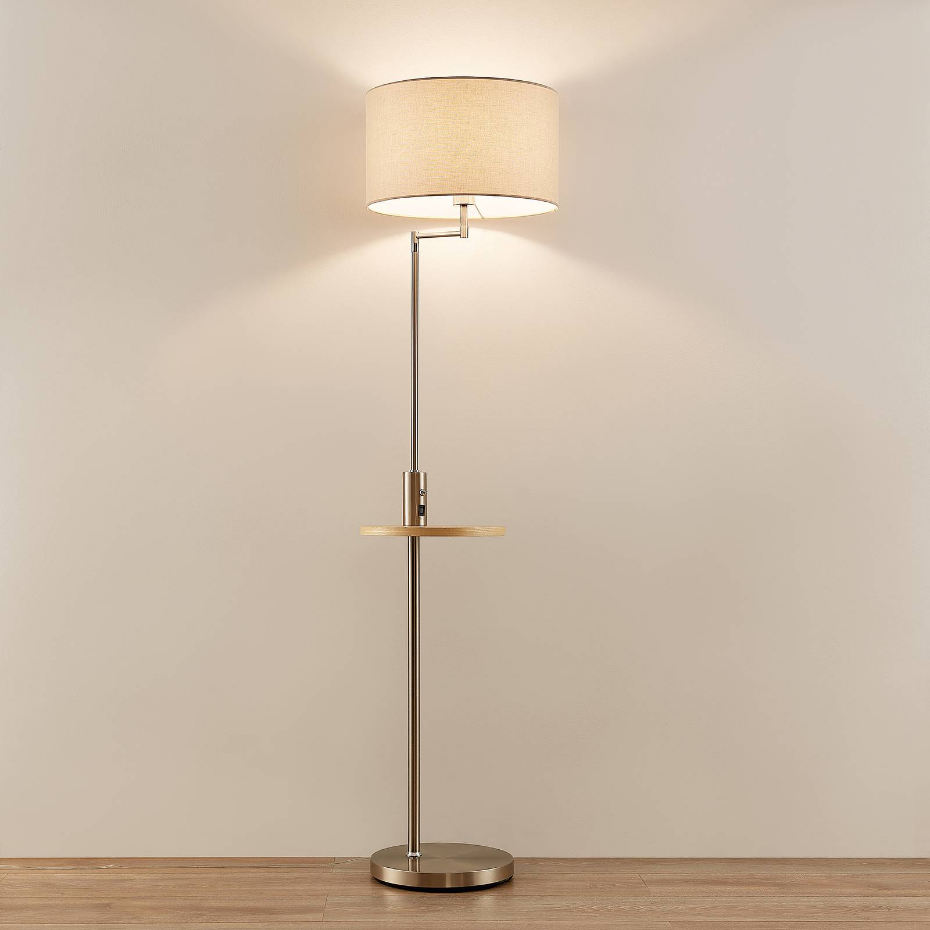 Lampadaire en métal moderne, Zinia