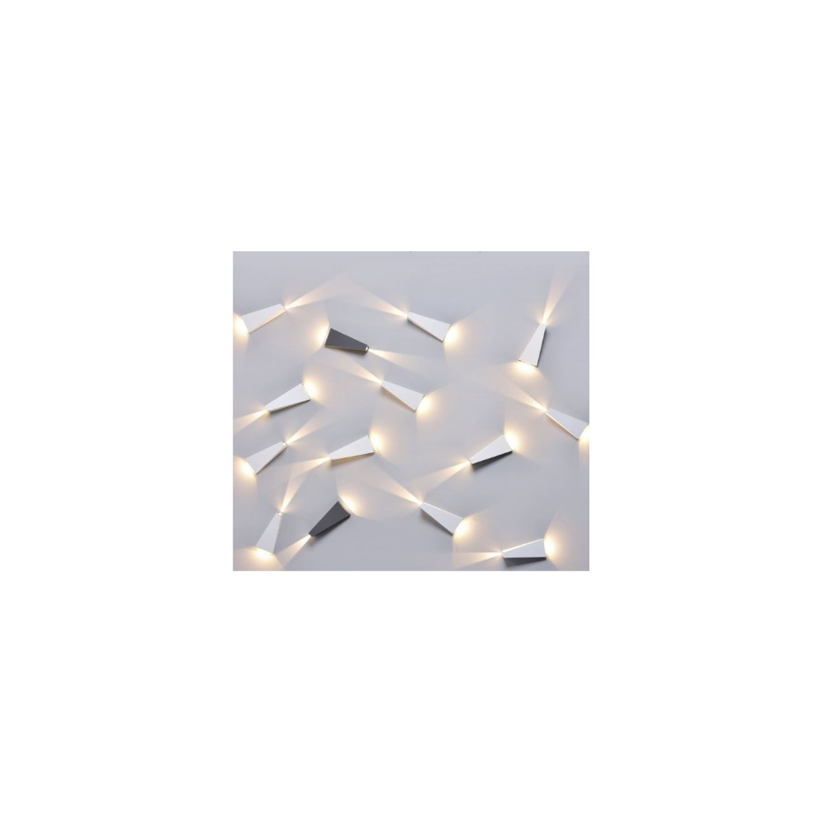 Applique LED noire double flux - HELSINKI