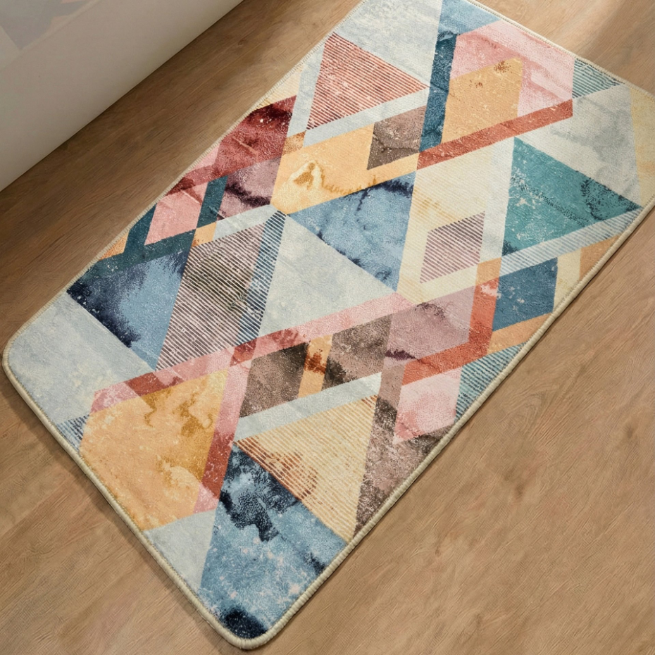 Tapis de bain imprimé doux - Aquata