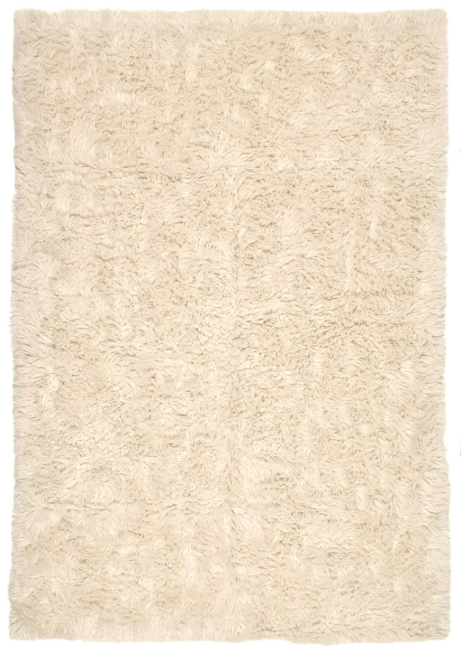 Tapis grec original flokati en laine tissé main - Flokos 1250