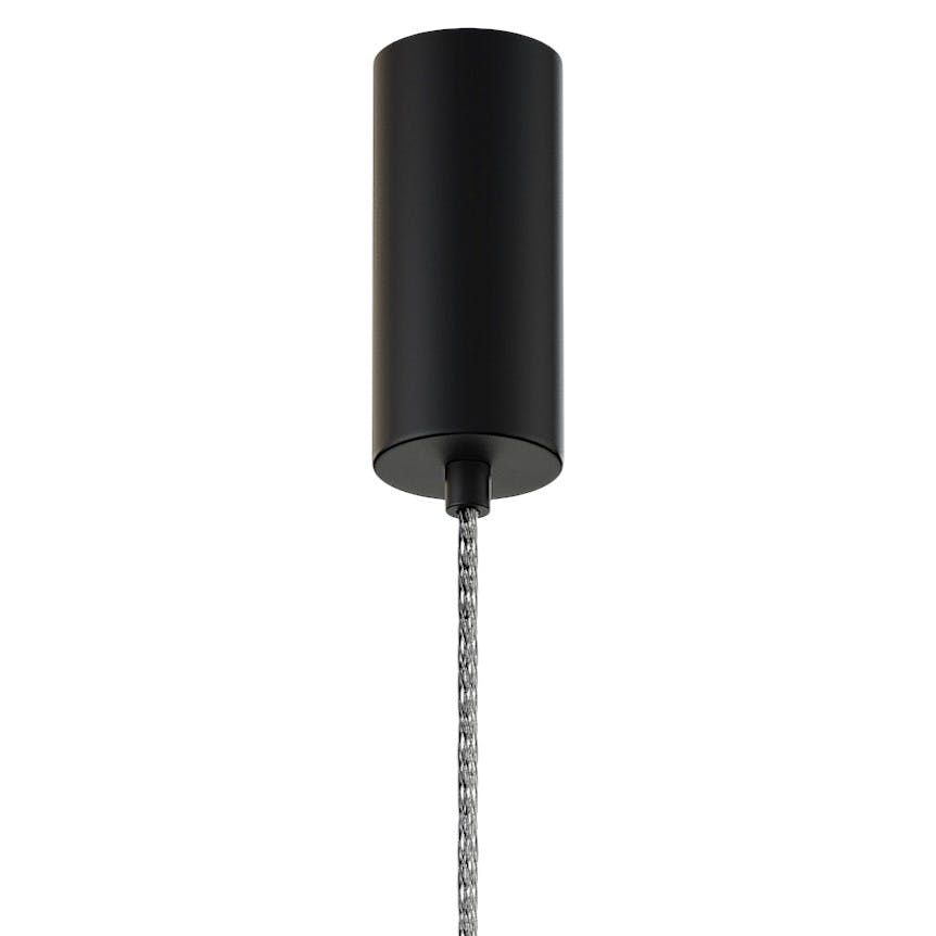 Suspension design à LED, abat-jour en verre SOLANA