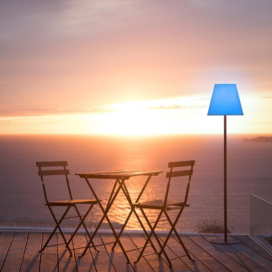 Lampadaire d'extérieur sans fil STANDY RGB H150cm