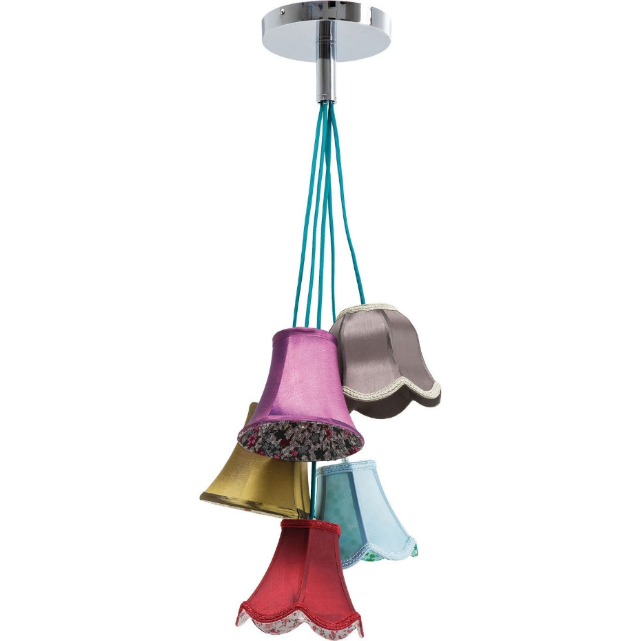 Suspension en soie 5 abat-jours, SALOON