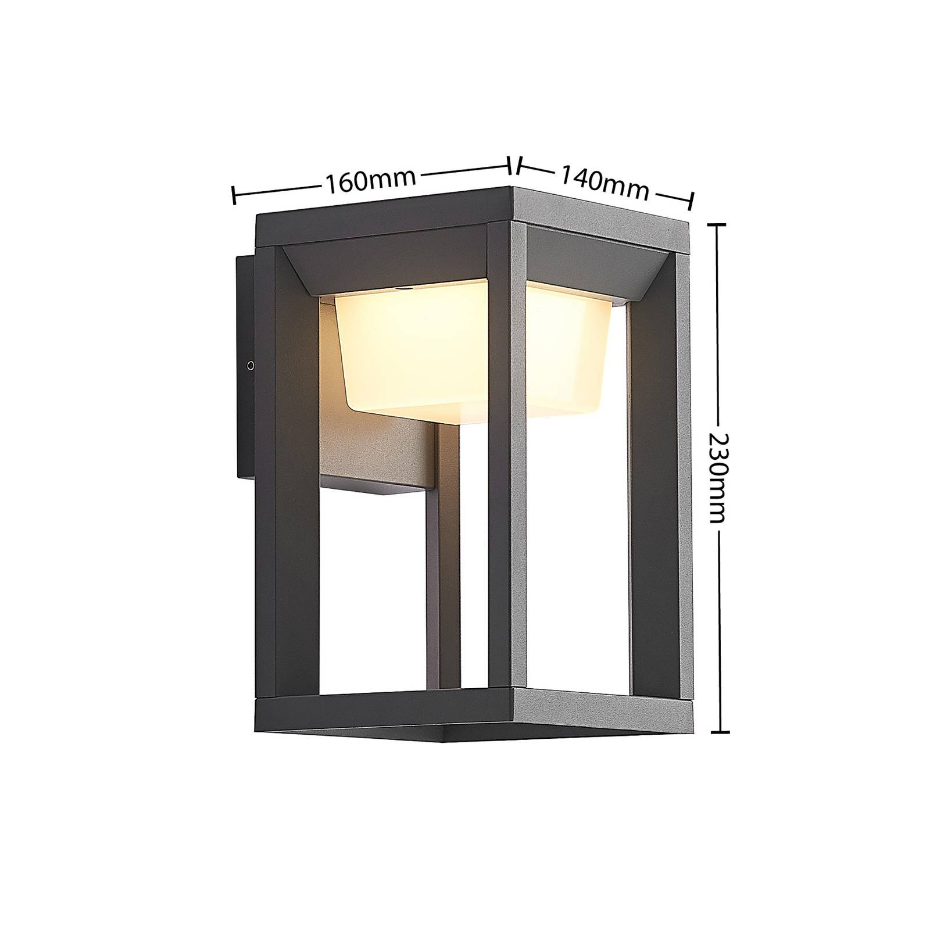 Applique extérieure en aluminium moderneLED