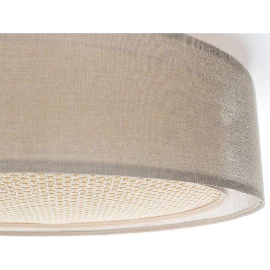 Plafonnier rond en tissu design moderne Puro