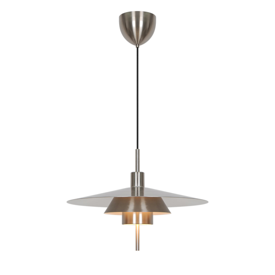 Suspension Latika  Métal Chrom brossé ,  H. 32,5 - IP20 - E27 /  DFTP Intérieur