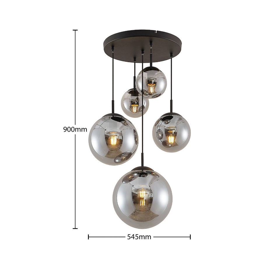 Suspension en verre vintage, Teeja