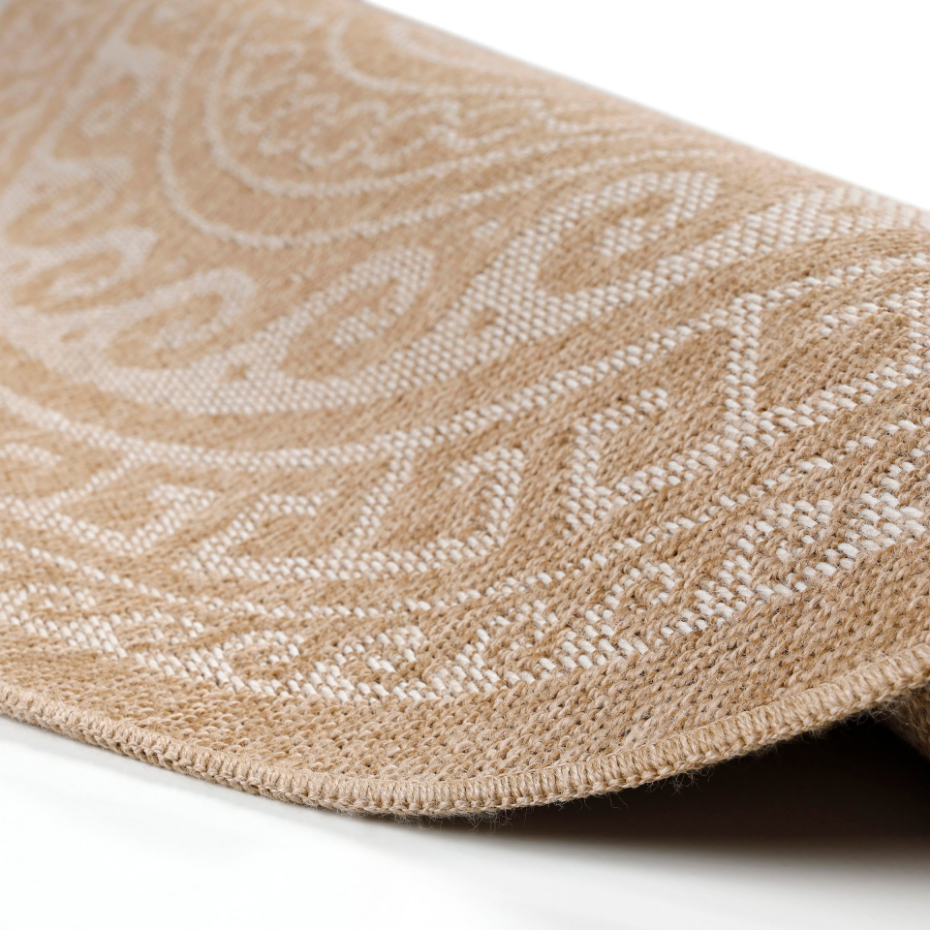 Tapis extérieur rond à motif COMILLA
