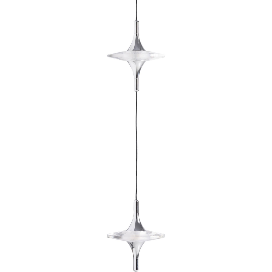 Suspension en verre style art déco