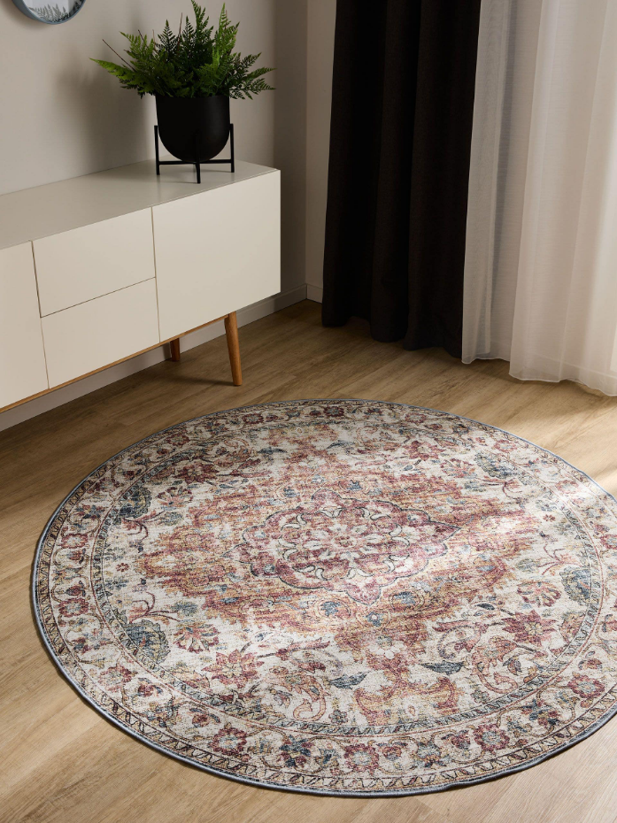 Tapis rond lavables GEORGE