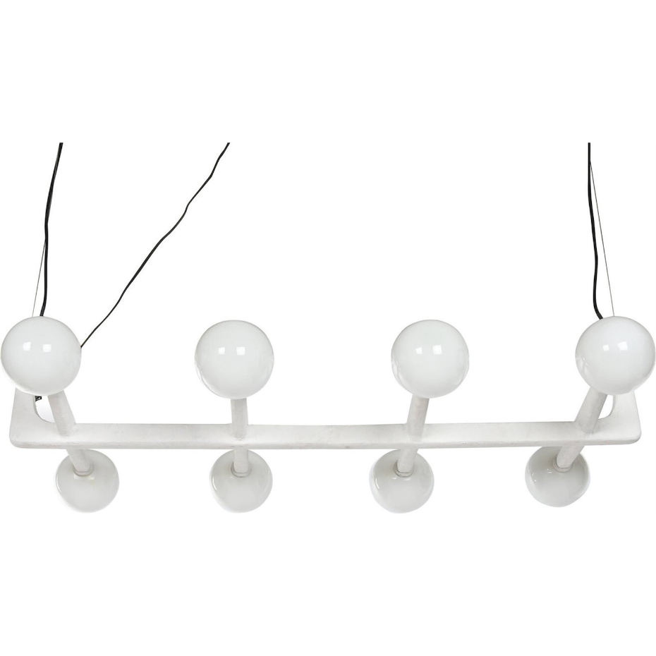 Suspension en métal et verre style boule Moderno