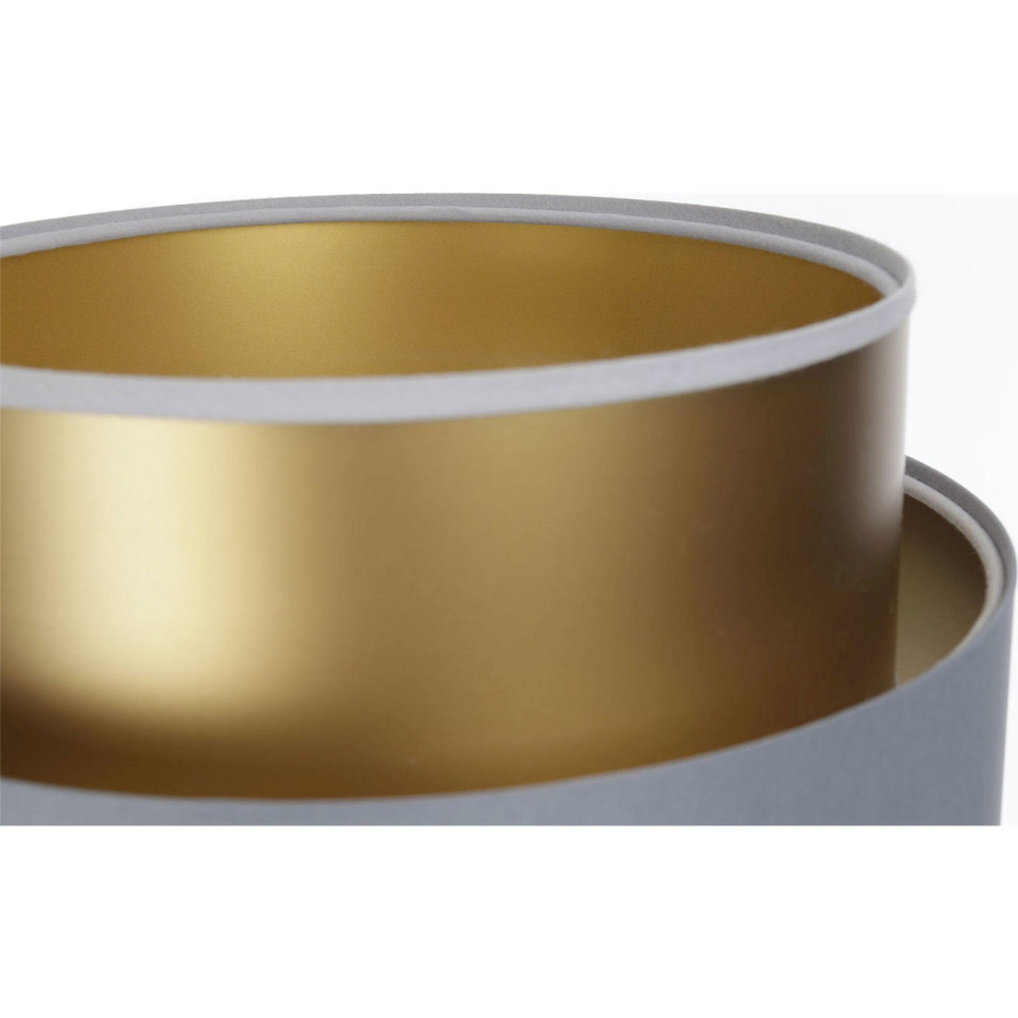 Lampe à poser ronde en PVC Duo ellegant