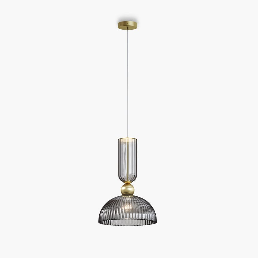 Suspension design coupole en verre SOLANA