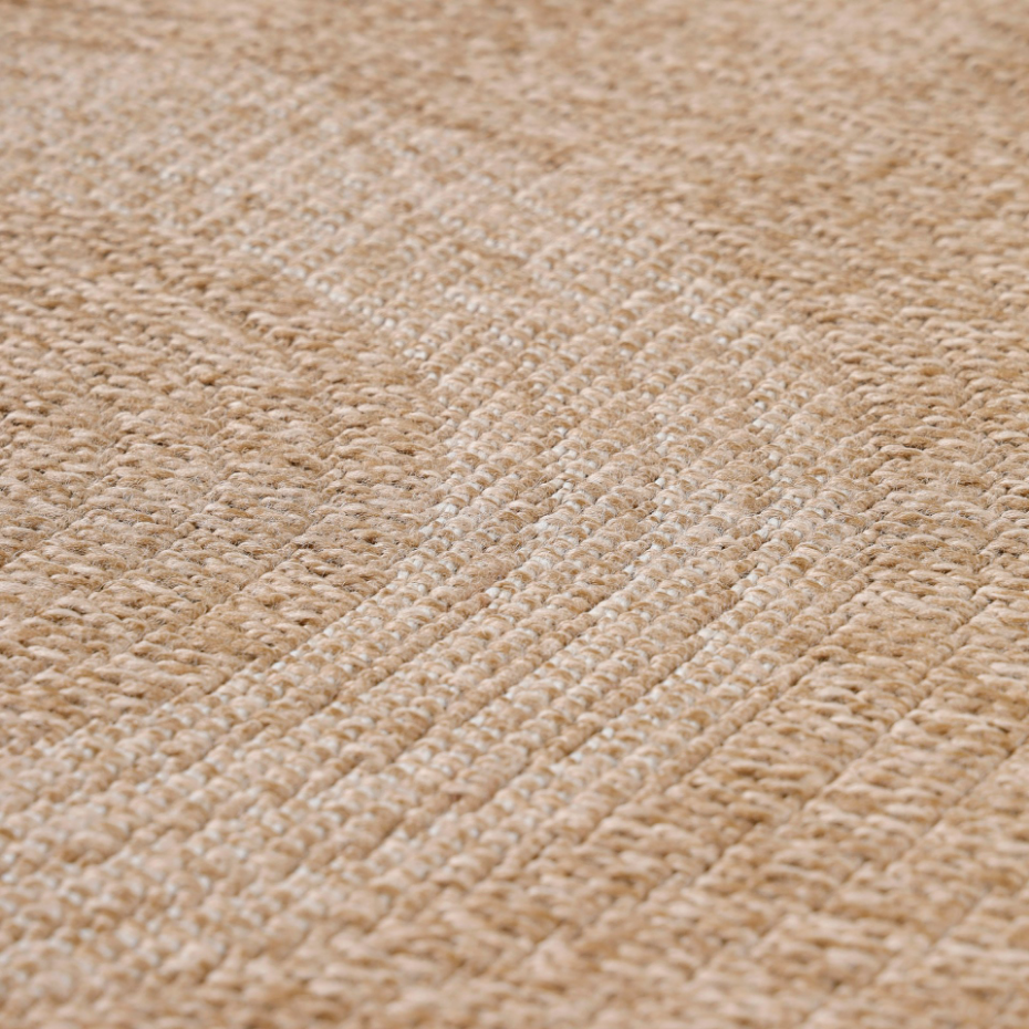 Tapis extérieur rond bicolore COMILLA