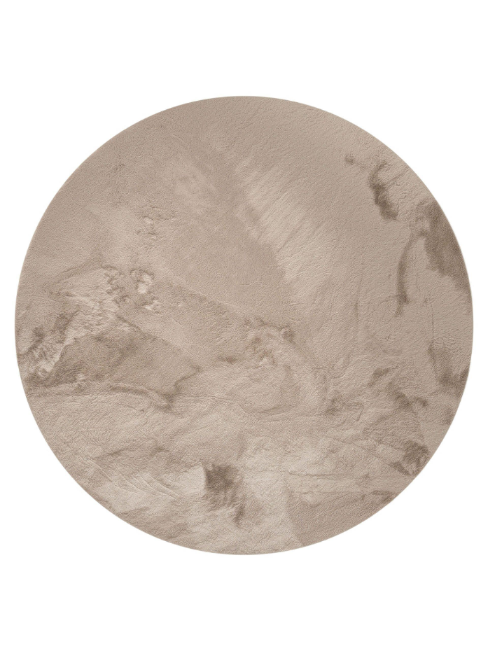 Tapis rond imitation fourrure DAVE