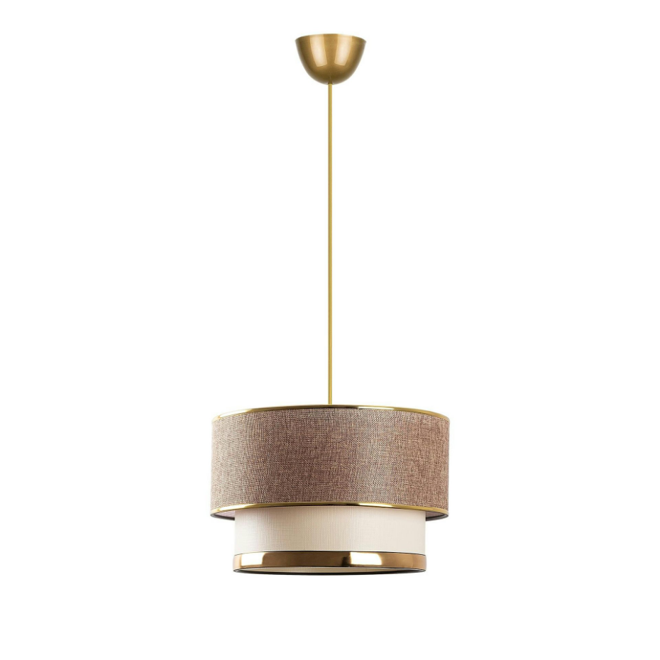 Suspension moderne - abat-jour en tissu ZURICH