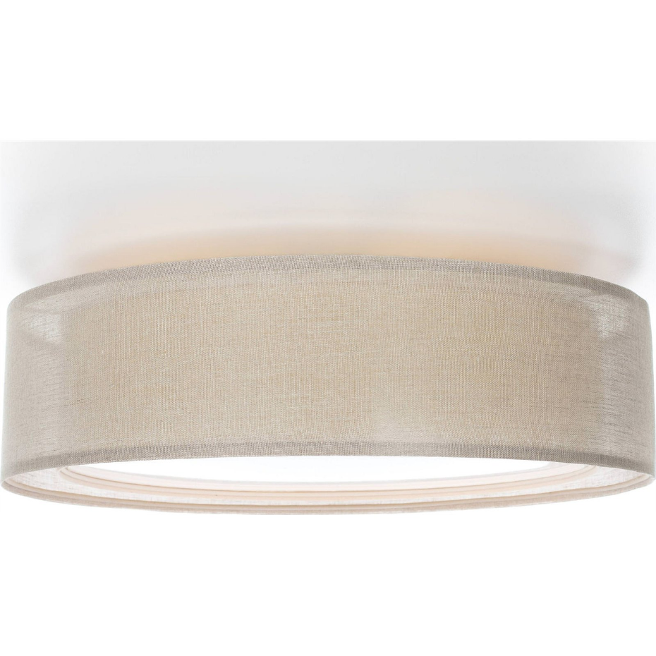 Plafonnier rond en tissu Puro