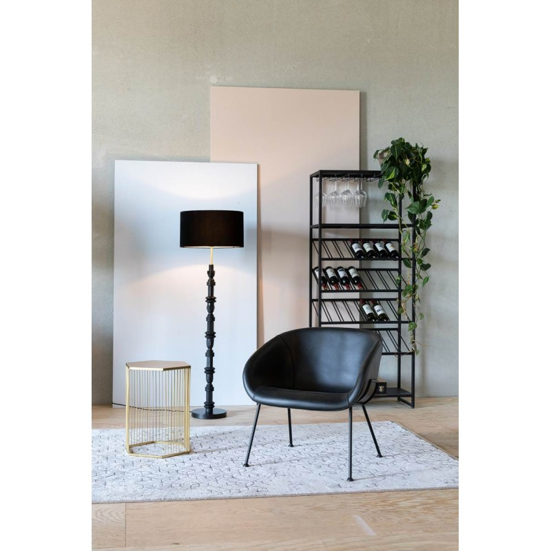 Lampadaire design en bois baroque, TOTEM DESK