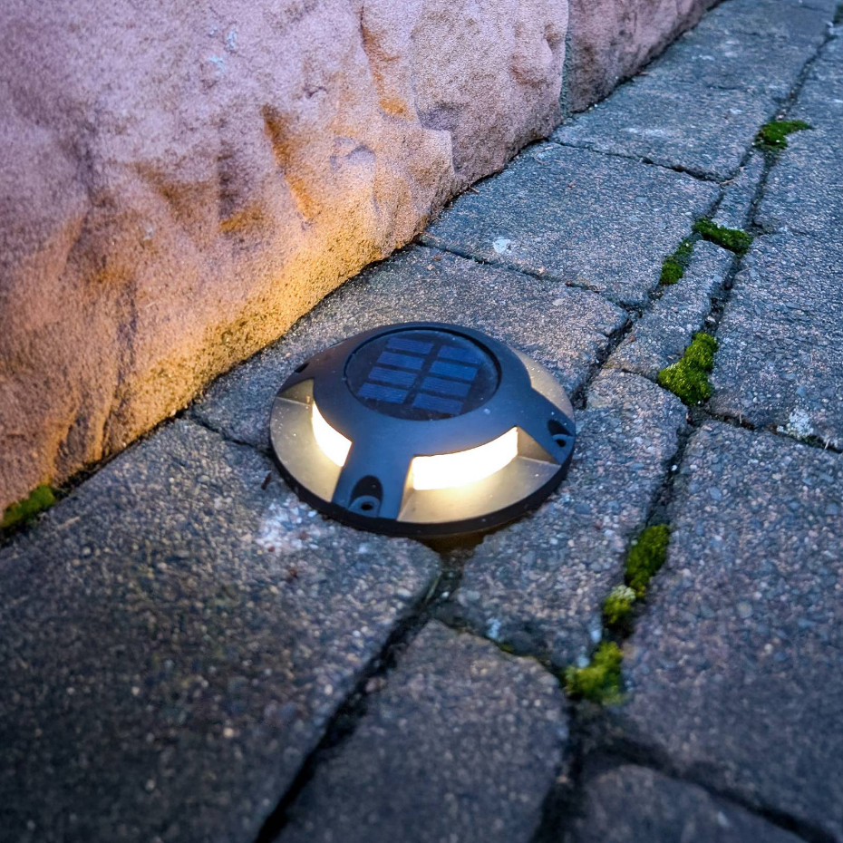 Lampe solaire en aluminium moderneLED