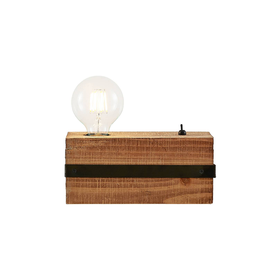 Lampe à poser en bois traditionnelle