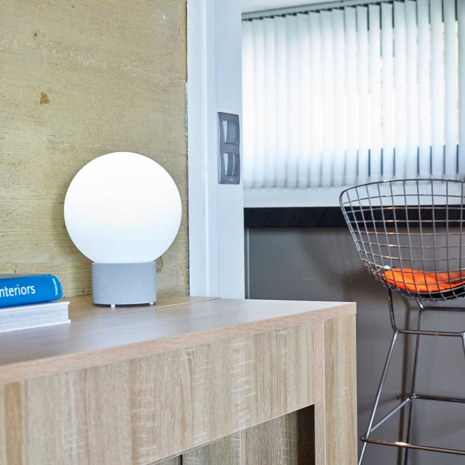 Lampe de table touch béton LED TERRA