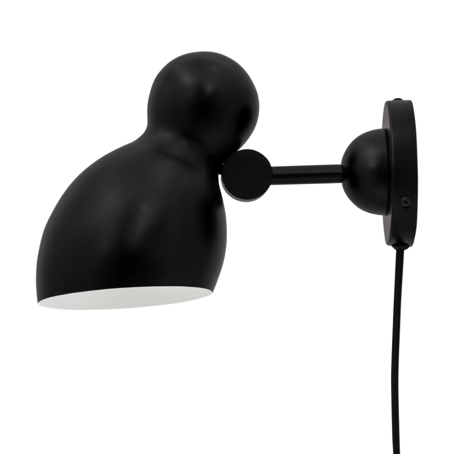 Applique en métal noir LUDO