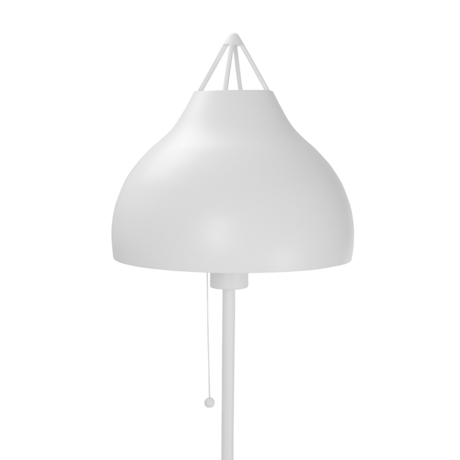 Lampadaire en blanc PYRA