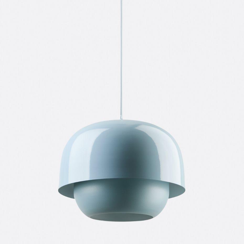 Suspension en métal fer coloré Ø21,4 cm, Kinoko