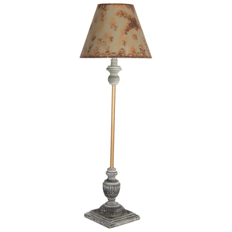 Lampe à poser ronde classique métal 24x24x72cm