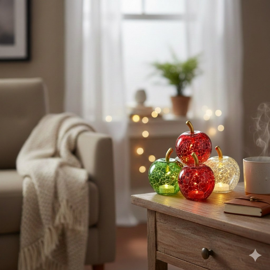 Lampe Pomme lumineuse 10 Led