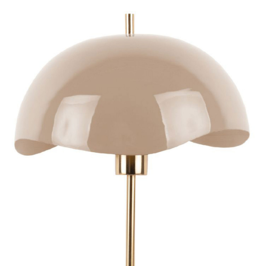 Lampe à poser en métal et marbre- WAVED DOME