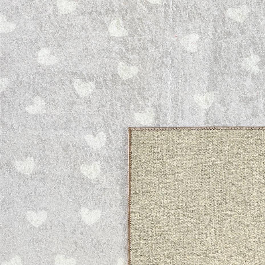Tapis rectangulaire en polyester HAPPY