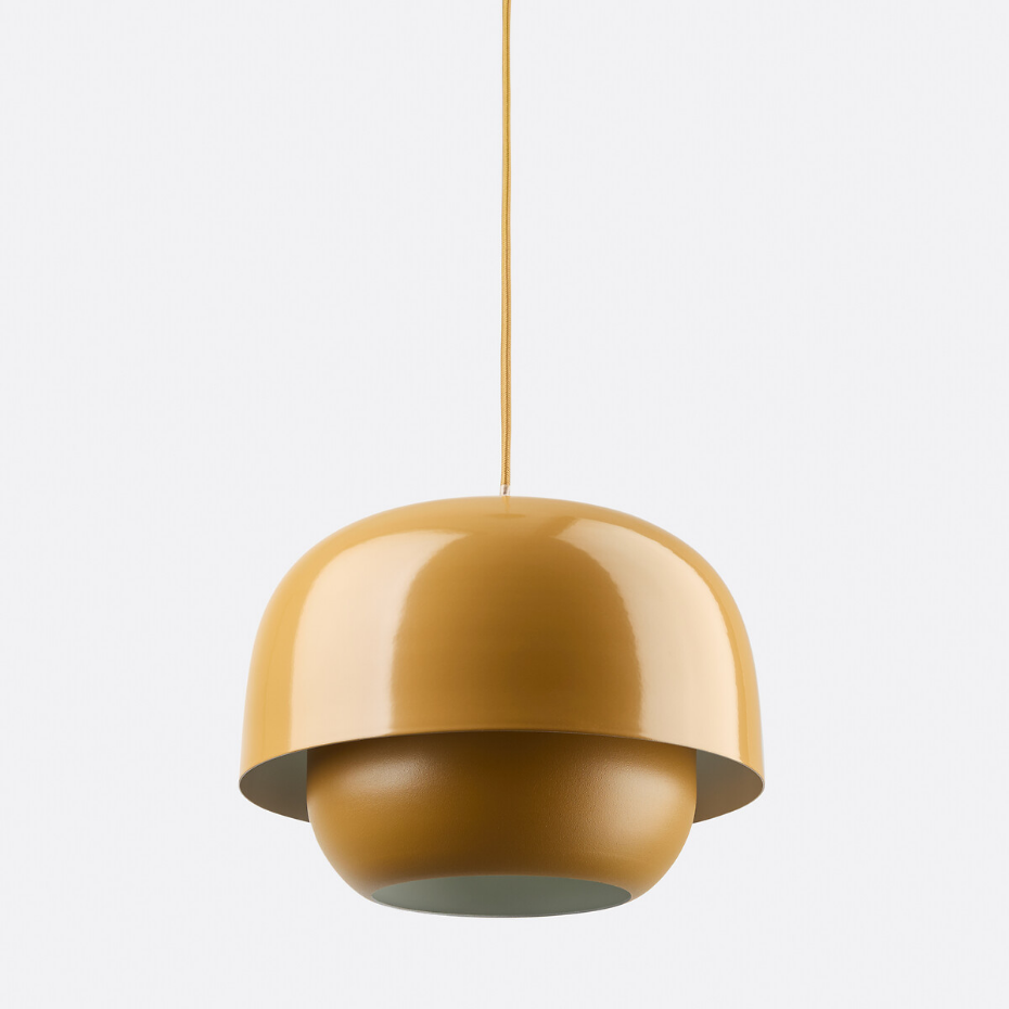 Suspension en métal fer coloré Ø21,4 cm, Kinoko