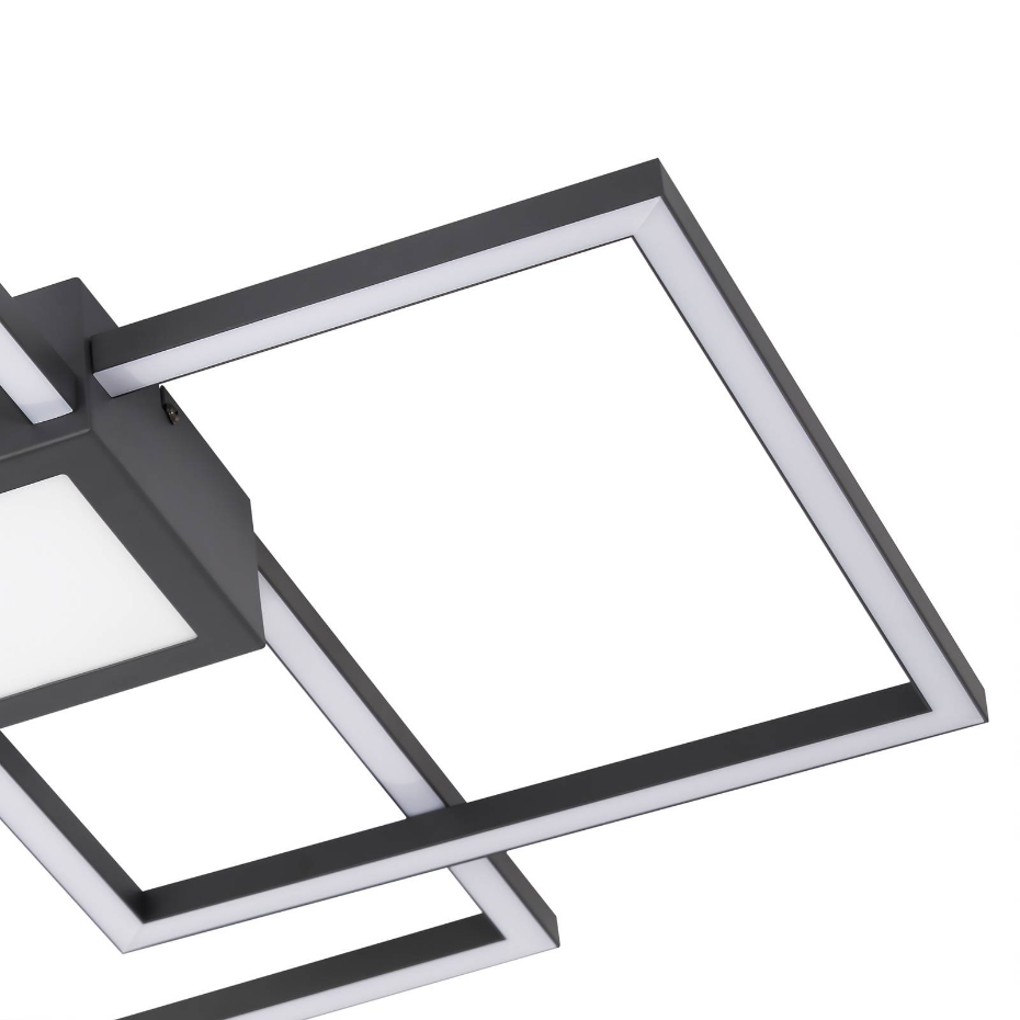 Plafonnier en aluminium moderneLED, Duetto